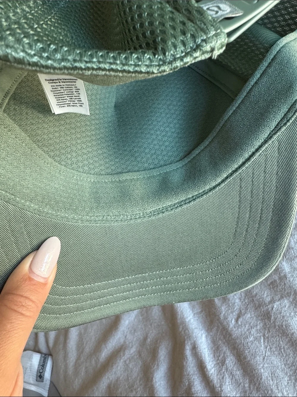 Lululemon Green trucker style hat